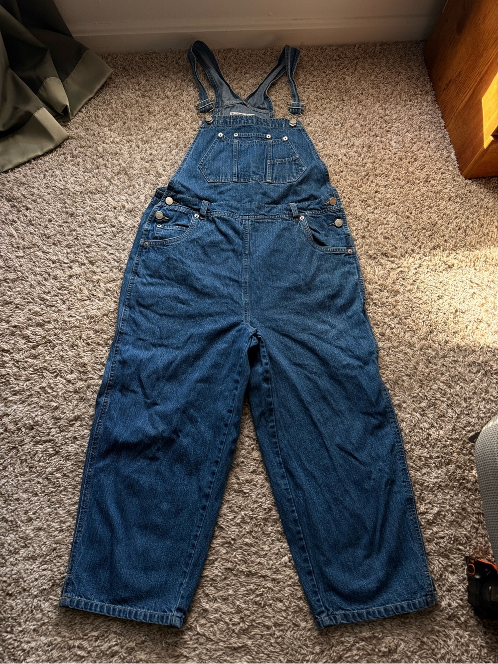 Passport Denim Jumpsuit in Classic Blue Wash size L petite